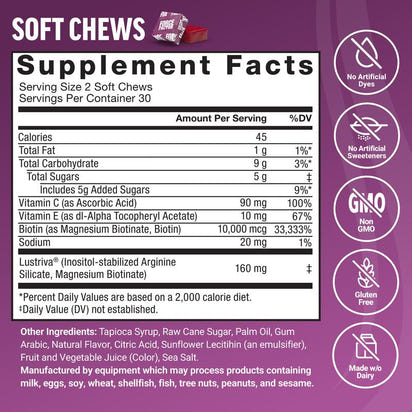 Serality® hair growth accelerator gummies