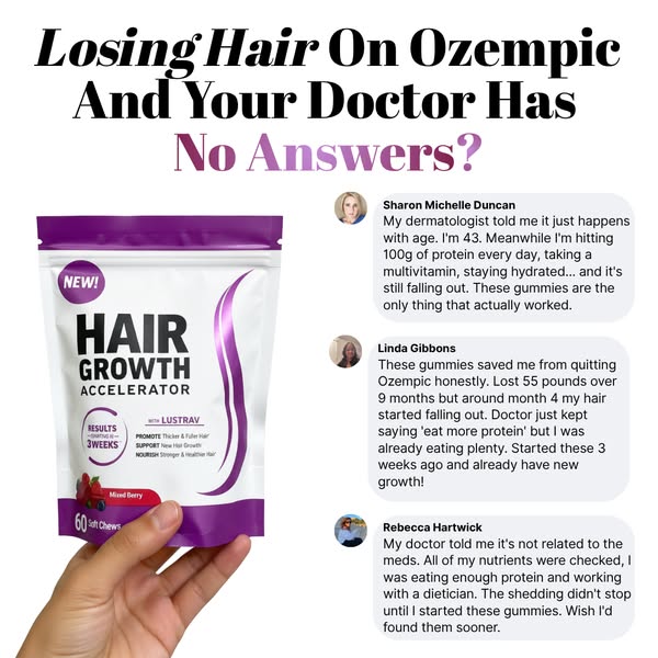 Serality® hair growth accelerator gummies